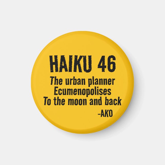 HAIKU 46 MAGNET (Vorne)