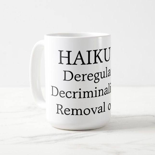 HAIKU 48 KAFFEETASSE (Vorderseite Links)