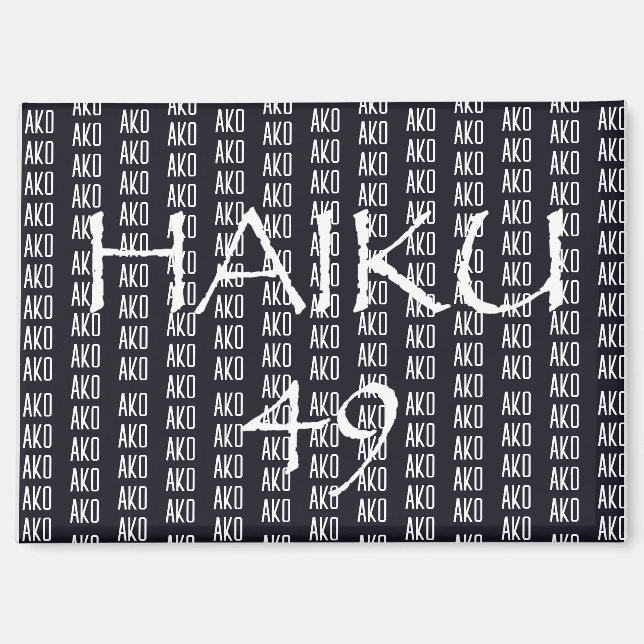 HAIKU 49 MAGNET (Vorderseite)