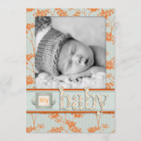 Haiku Baby Announccard