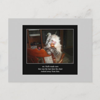 haiku cat 15 carte postale