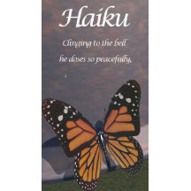 Haiku - Cette nouvelle affiche de papillons