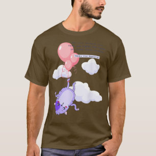 Haiku der Hamster Hot Pink Balloons Float T-Shirt