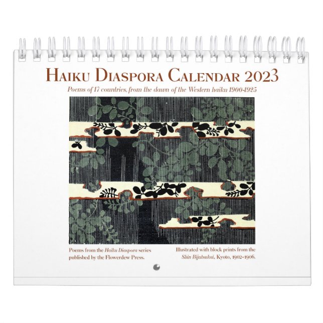 Haiku Diaspora-Kalender 2023 Kalender (Titelbild)