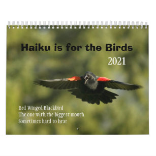 Haiku ist für den Vogelkalender 2020 Kalender