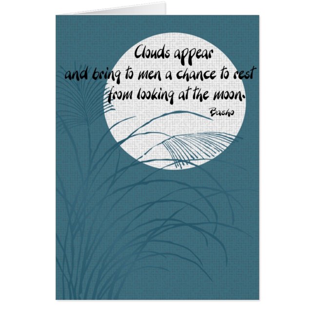 Haiku-Poesie (Vorne)
