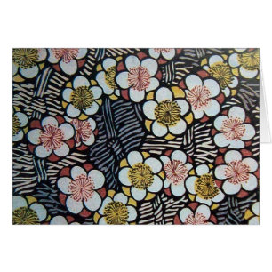 HAIKU/ SCHWARZ WEISS PINK GELB FRÜHLINGSBLUMEN