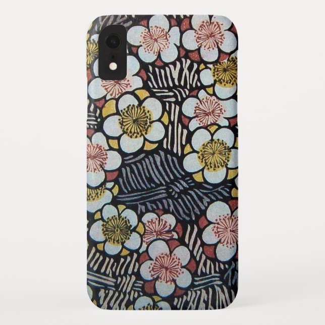 HAIKU, WEISSE FRÜHSTÜCKSBLUMEN Antike japanische B Case-Mate iPhone Hülle (Rückseite)