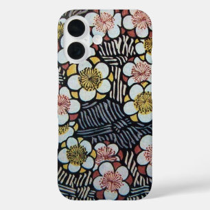 HAIKU, WEISSE FRÜHSTÜCKSBLUMEN Antike japanische B iPhone 16 Hülle