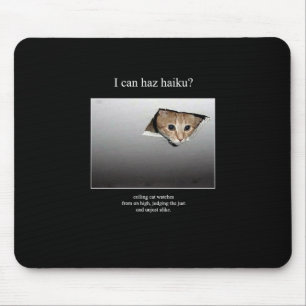 Haikukatze 18 mousepad