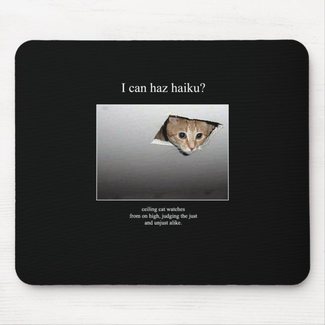Haikukatze 18 mousepad (Vorne)
