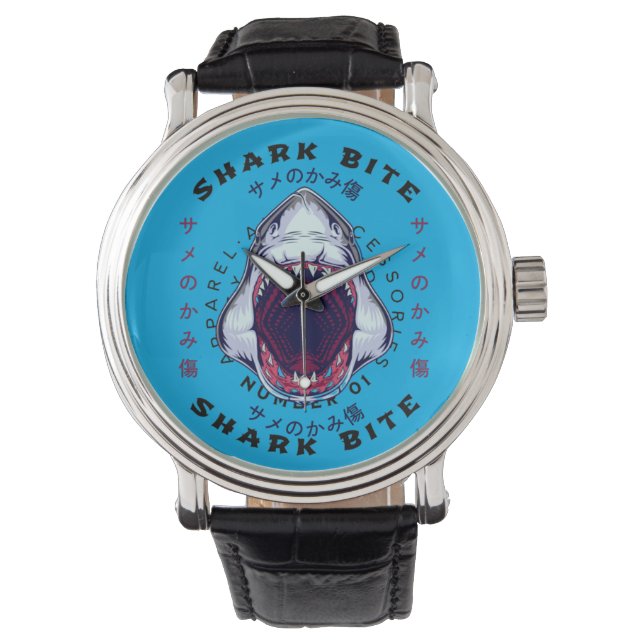 Haikunst japanischer Art cool Armbanduhr (Vorderseite)