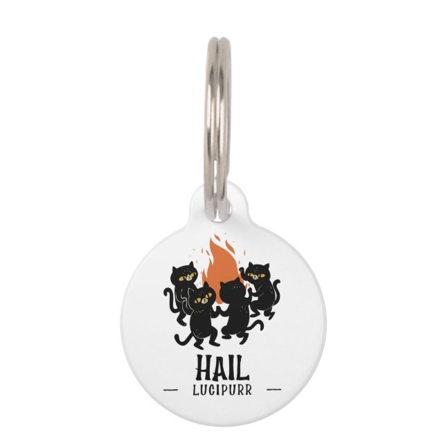Hail Lucipurr Haustiermarke (Vorderseite)