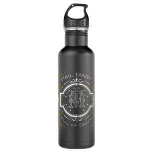 Hail Mary Full of Grace Gebet Unsere gesegnete Mut Edelstahlflasche