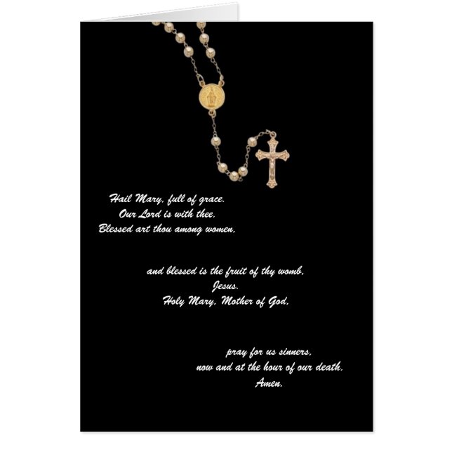 "Hail Mary" Gebet (Vorne)