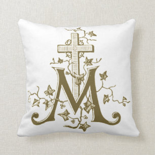Hail Mary Gebet Religiöse Ave Maria Latein Kissen