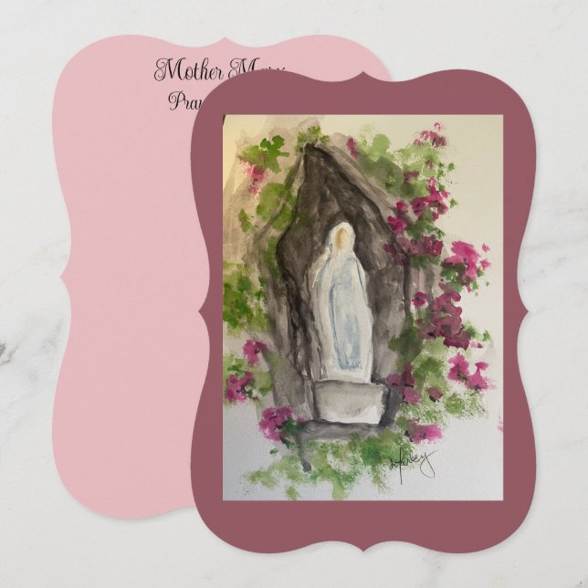 Hail Mary Mitteilungskarte (Vorne/Hinten)