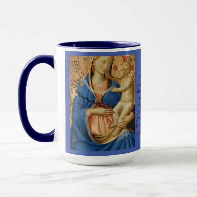 Hail Mary Prayer Tasse (Links)