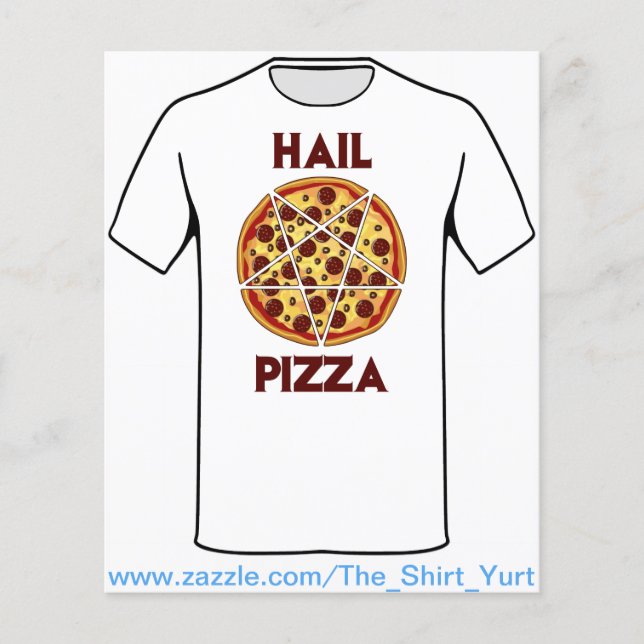 Hail Pizza Flyer (Vorne)