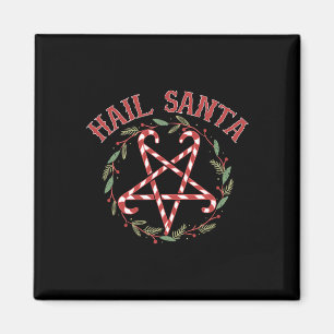 Hail Santa Christmas Krampus Kleidung Magnet
