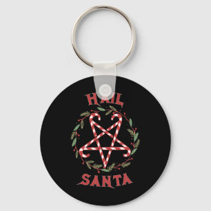 Hail Santa Weihnachts-Krampus-Bekleidung  Schlüsselanhänger