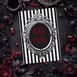 Hail Santa Weihnachtskarte Dankeskarte