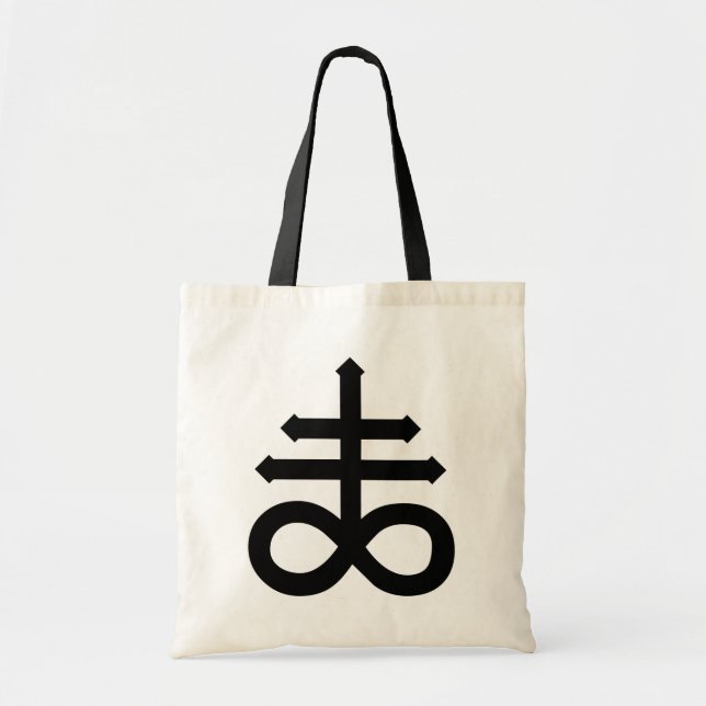 Hail Satan - Cross 666 Bag - Antichrist Tote bag Tragetasche (Vorne)