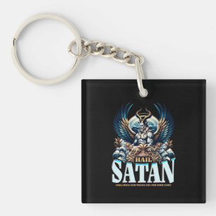 Hail Satan Hail Iowa und vielen Dank für Ihre Zeit Schlüsselanhänger