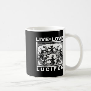 Hail Satan Live Liebe Lucifer mit Tanzdemo Kaffeetasse