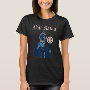 Hail Satan Satanic Vintag Horror Church Devil Men T-Shirt