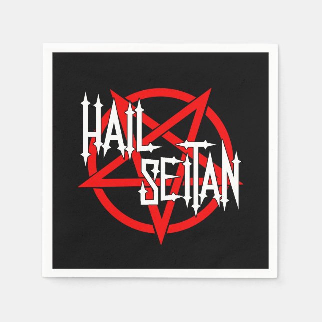 Hail Seitan Serviette (Vorderseite)