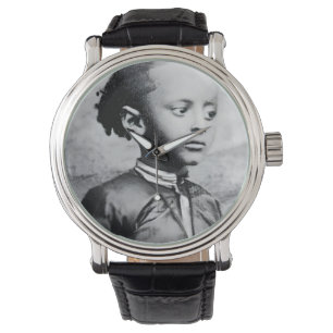 Haile Selassie Äthiopien Rasta Jah Rastafari Regga Armbanduhr