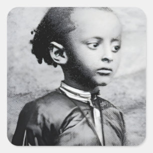 Haile Selassie Äthiopien Rasta Jah Rastafari Regga Quadratischer Aufkleber