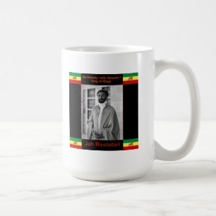 Haile Selassie der Löwe von Judah, Jah Rastafari Kaffeetasse