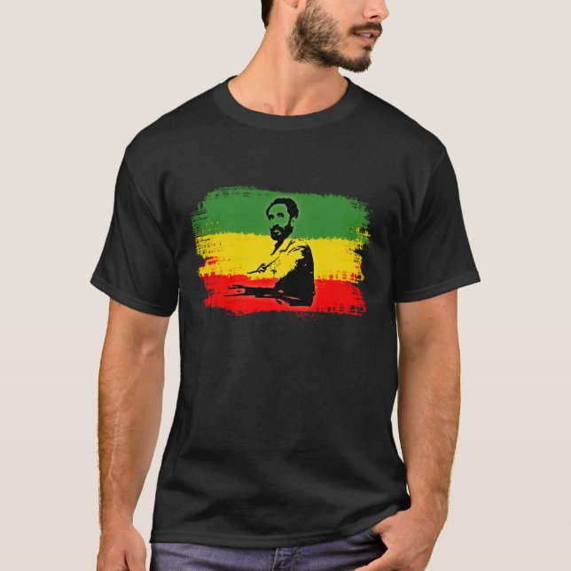 Haile Selassie DUNKELHEIT T - Shirt (Vorderseite)