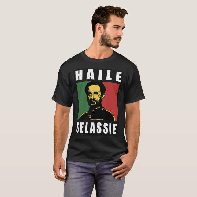 Haile Selassie Emperor - Reggae - Shirt (Vorne ganz)
