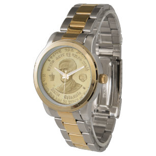 Haile Selassie - Empire of Ethiopia - Gold Watch Armbanduhr