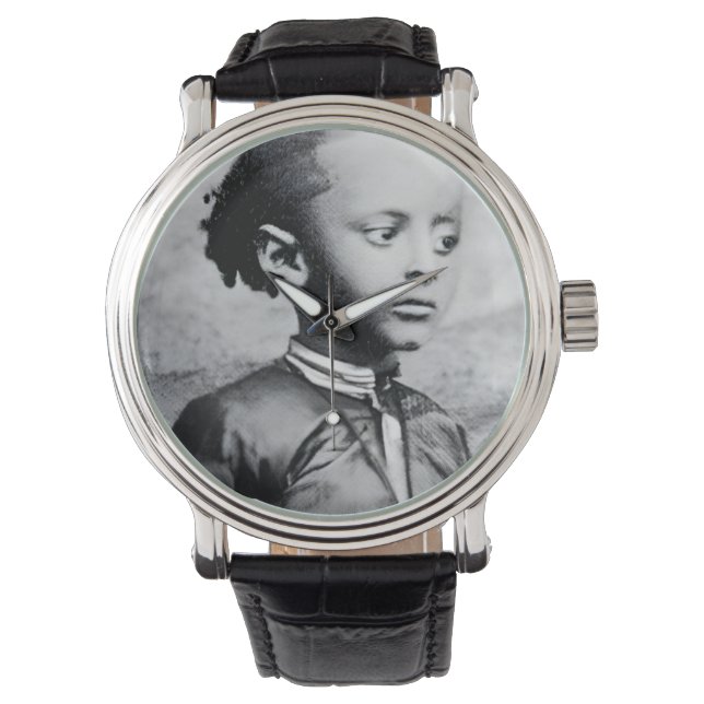 Haile Selassie Ethiopia Rasta Jah Rastafari Reggae Armbanduhr (Vorderseite)