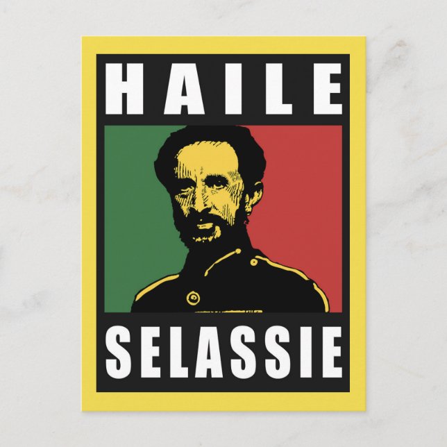 Haile Selassie - HIM - Rastafari - Carte postale (Devant)