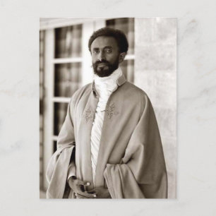 Haile Selassie - HIM - Rastafari - Carte postale