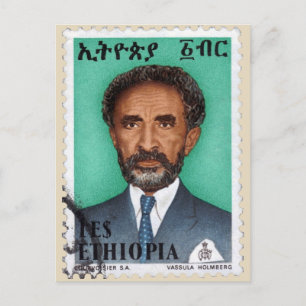 Haile Selassie - HIM - Rastafari - Carte postale