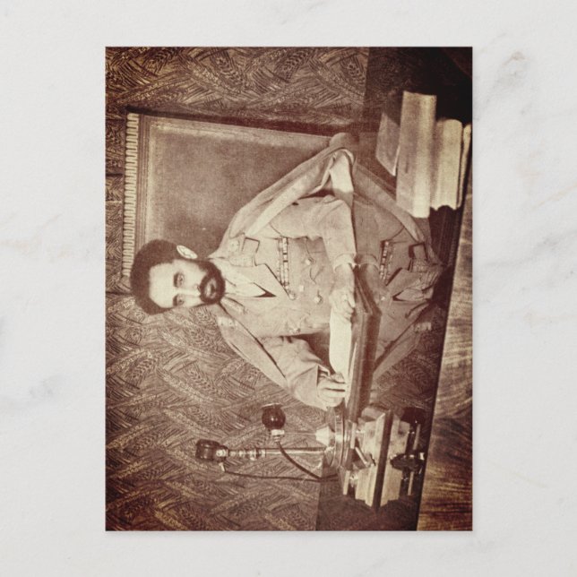 Haile Selassie - HIM - Rastafari - Postcard Postkarte (Vorderseite)