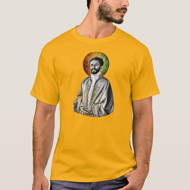 Haile Selassie I heiliges Vintages II T-Shirt (Vorderseite)