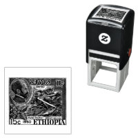 Haile Selassie I Jah Rastafari Holzstempel