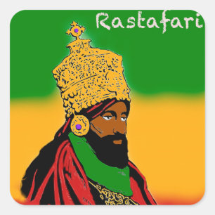 Haile Selassie I, Rastafari Aufkleber