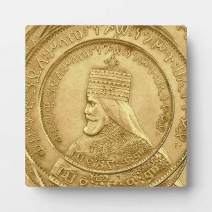 Haile Selassie Jah Rastafari Reggae Rasta Roots Fotoplatte