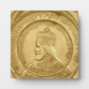Haile Selassie Jah Rastafari Reggae Rasta Roots  Fotoplatte