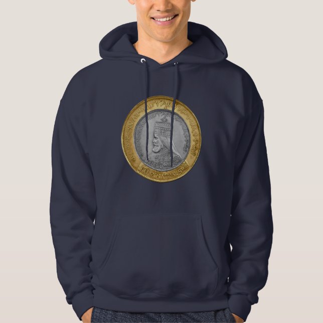 Haile Selassie Jah Rastafari Reggae Rasta Roots  Hoodie (Vorderseite)