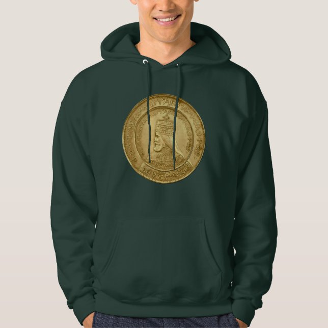 Haile Selassie Jah Rastafari Reggae Rasta Roots  Hoodie (Vorderseite)