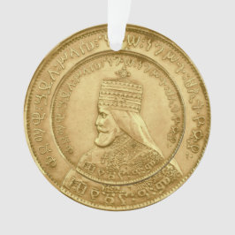 Haile Selassie Jah Rastafari Reggae Rasta Roots Ornament